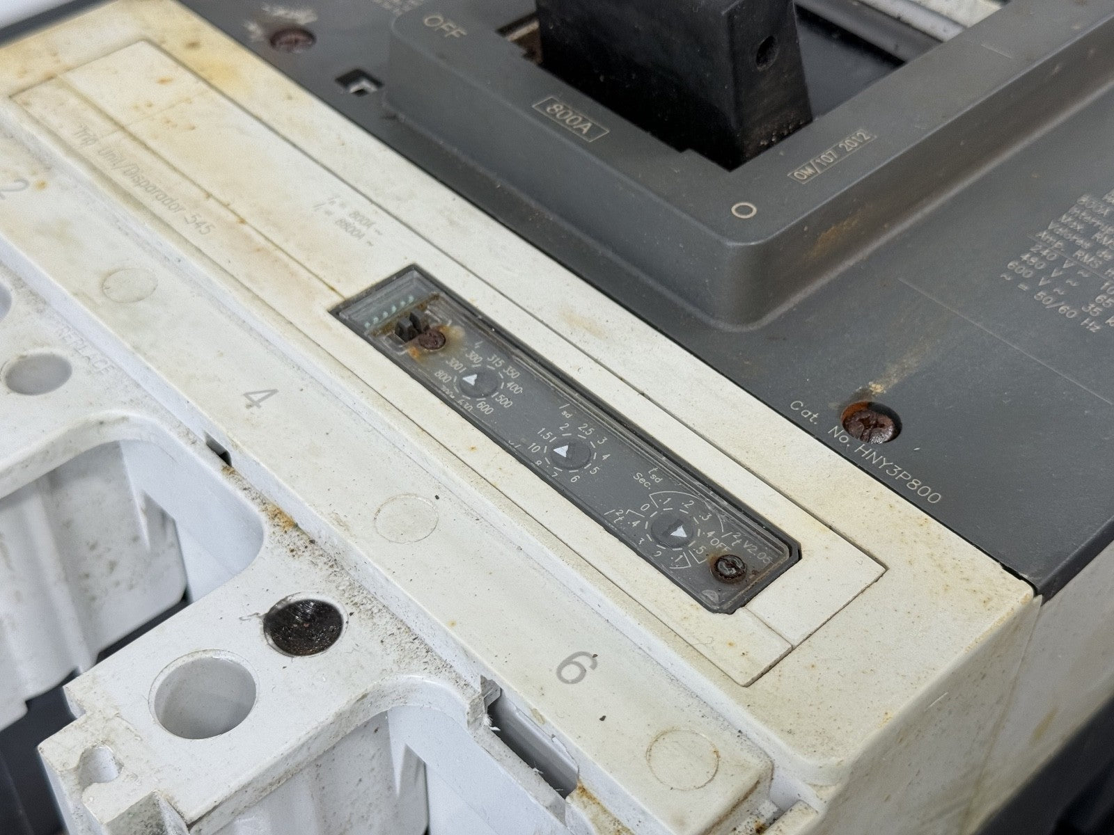 Siemens HNG 800A Circuit Breaker w/ Trip Unit 545 NG Frame MCCB2