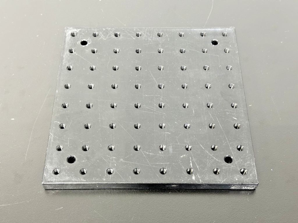 Thorlabs 8 x 8 in Aluminum Optical Breadboard Mounting Plate1