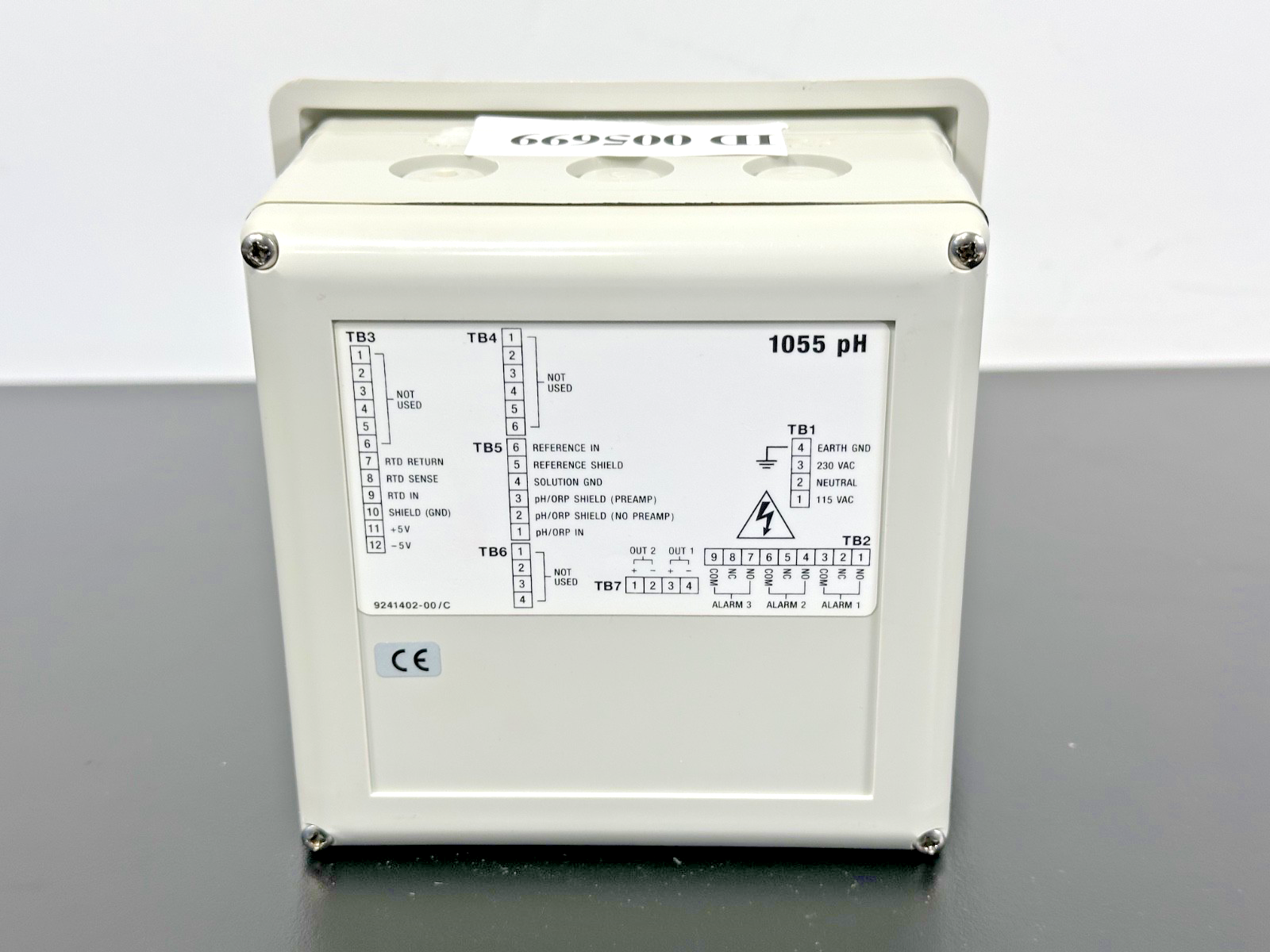 Rosemount 1055BT 01 10 22 pH ORP Analyzer Broadley Technologies Model 302