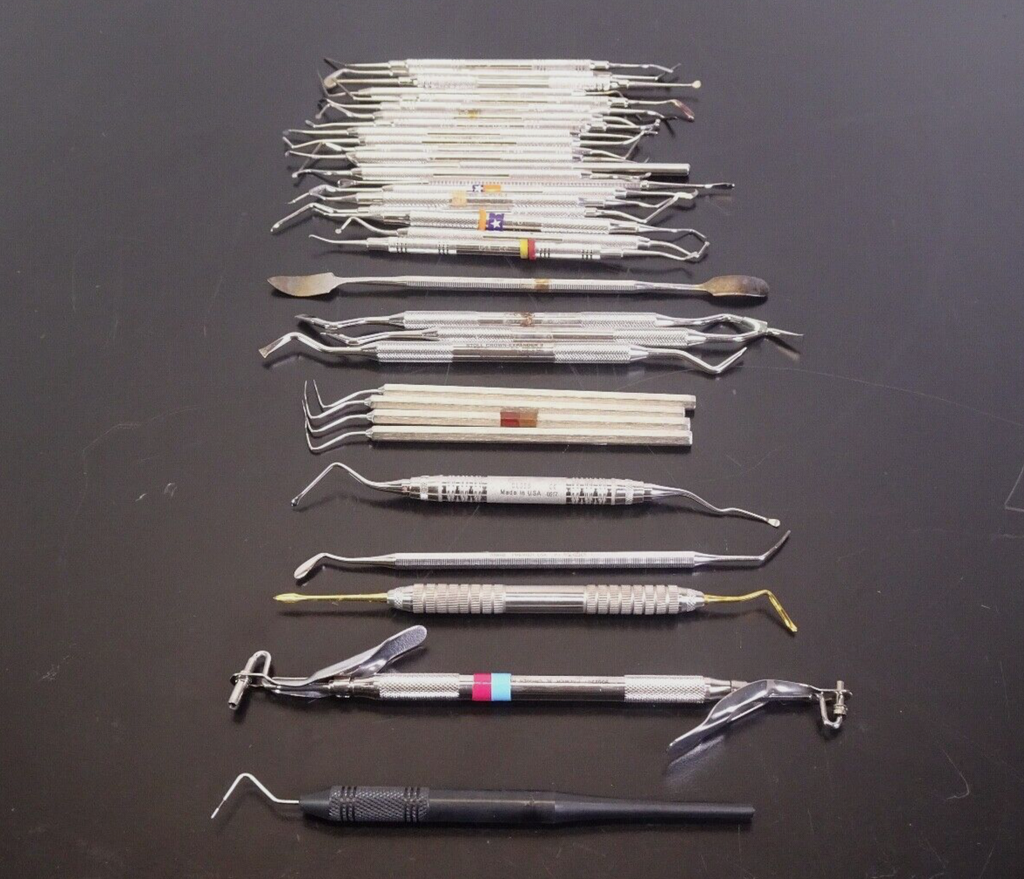 Huge Mixed Lot Dental Curettes American Eagle, Hu Friedy0