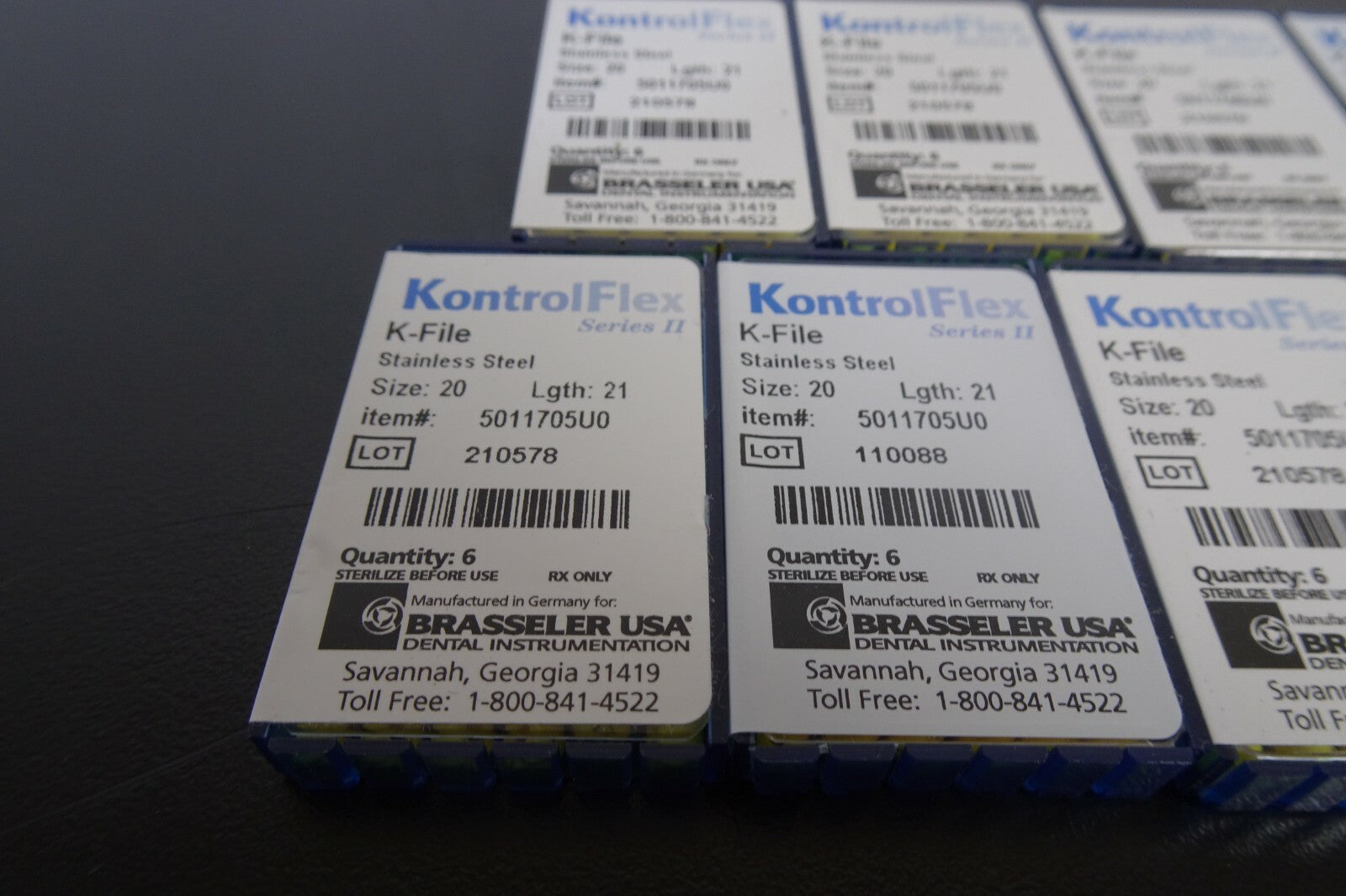 x9] Brasseler Kontrol Flex K File Series II Size 201