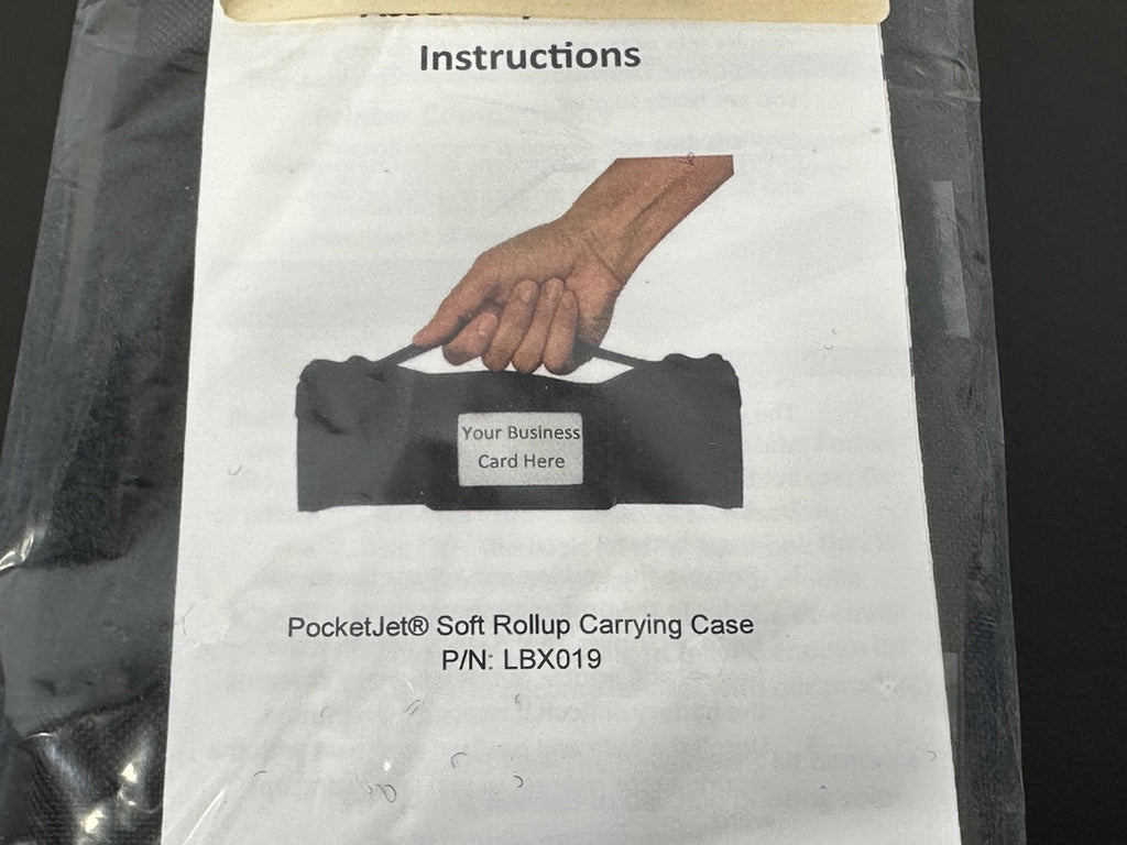 Brother PocketJet LBX019 Soft Rollup Carrying Case Portable Printer Bag New1