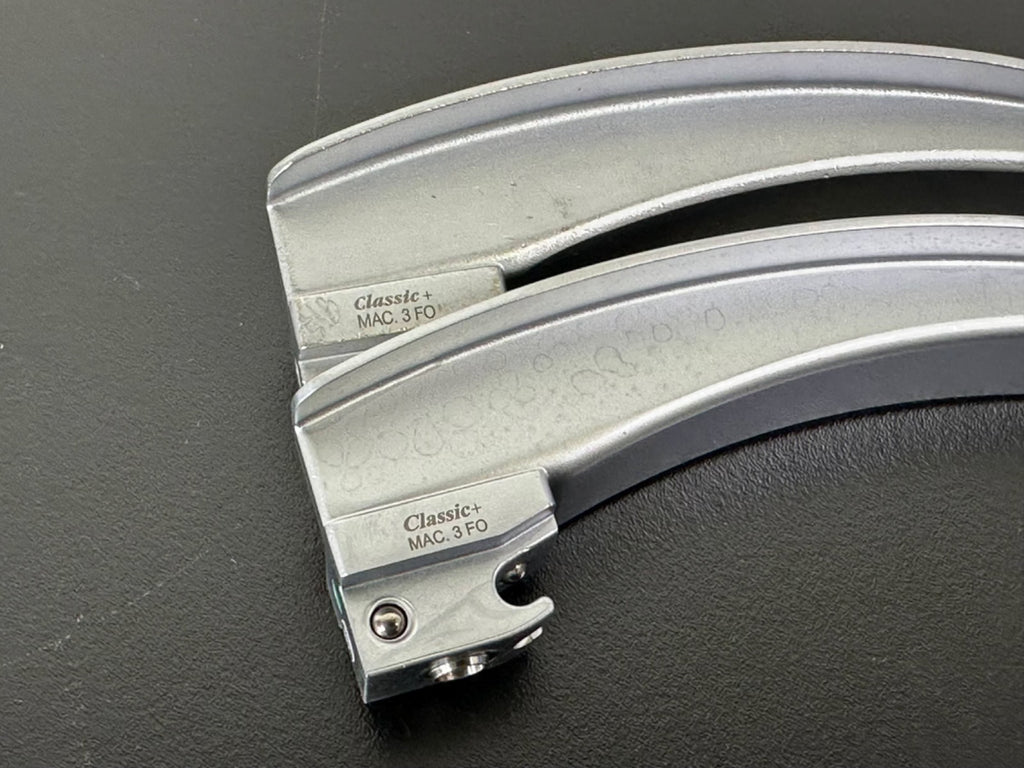 HEINE Classic+ MAC 3 FO Fiber Optic Laryngoscope Blades Size 3 Lot of 21
