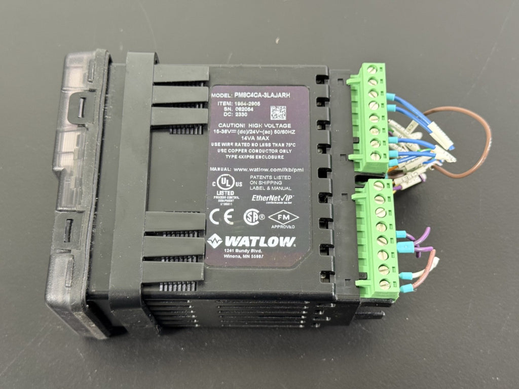 Watlow EZ ZONE PM8 Temperature / Process Controller PM8C4A 3LAJARH EtherNet/IP1