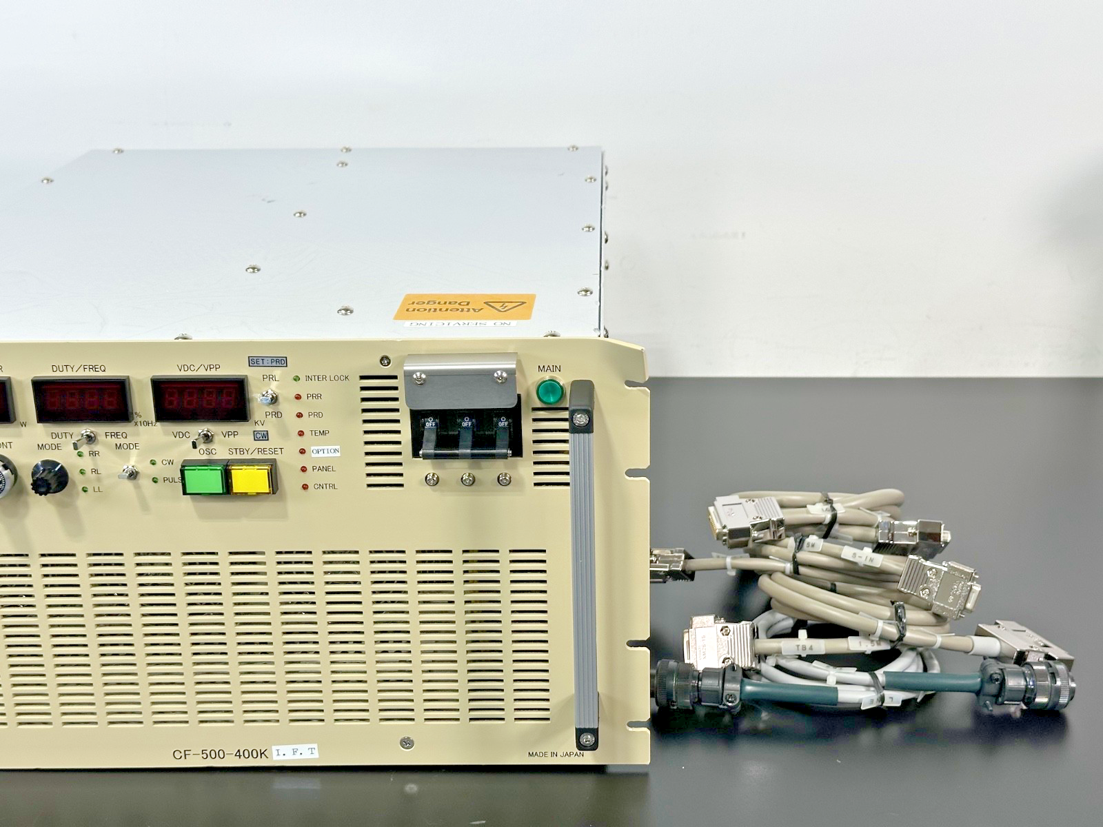Pearl Kogyo CF 500 400K 400kHz 500W RF Power Supply Generator4