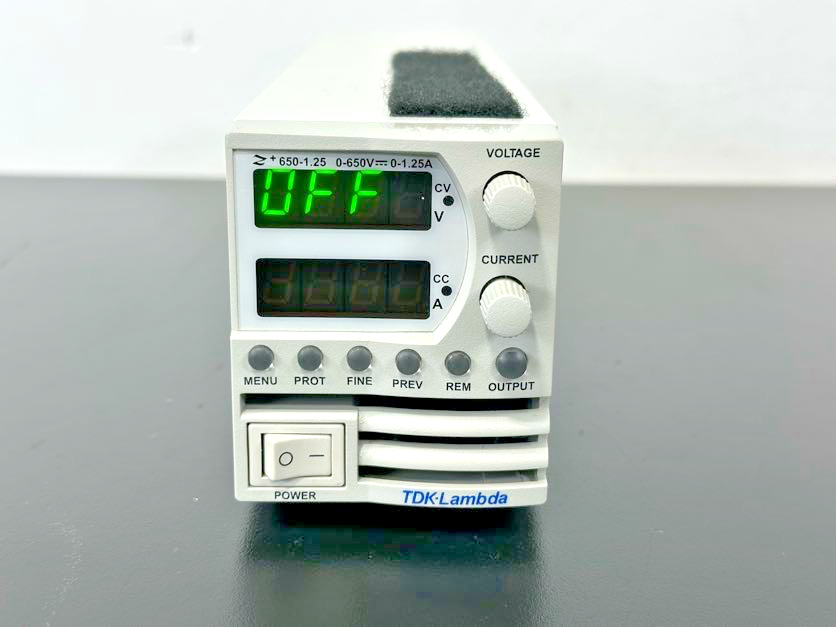 TDK Lambda Z650 1.25 Programmable DC Power Supply 650V 1.25A Powers On Working1