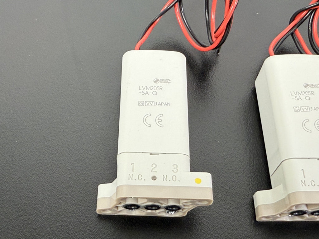 SMC LVM205R 5A Q Pneumatic Solenoid Valve Lot of 3 – Made in Japan1