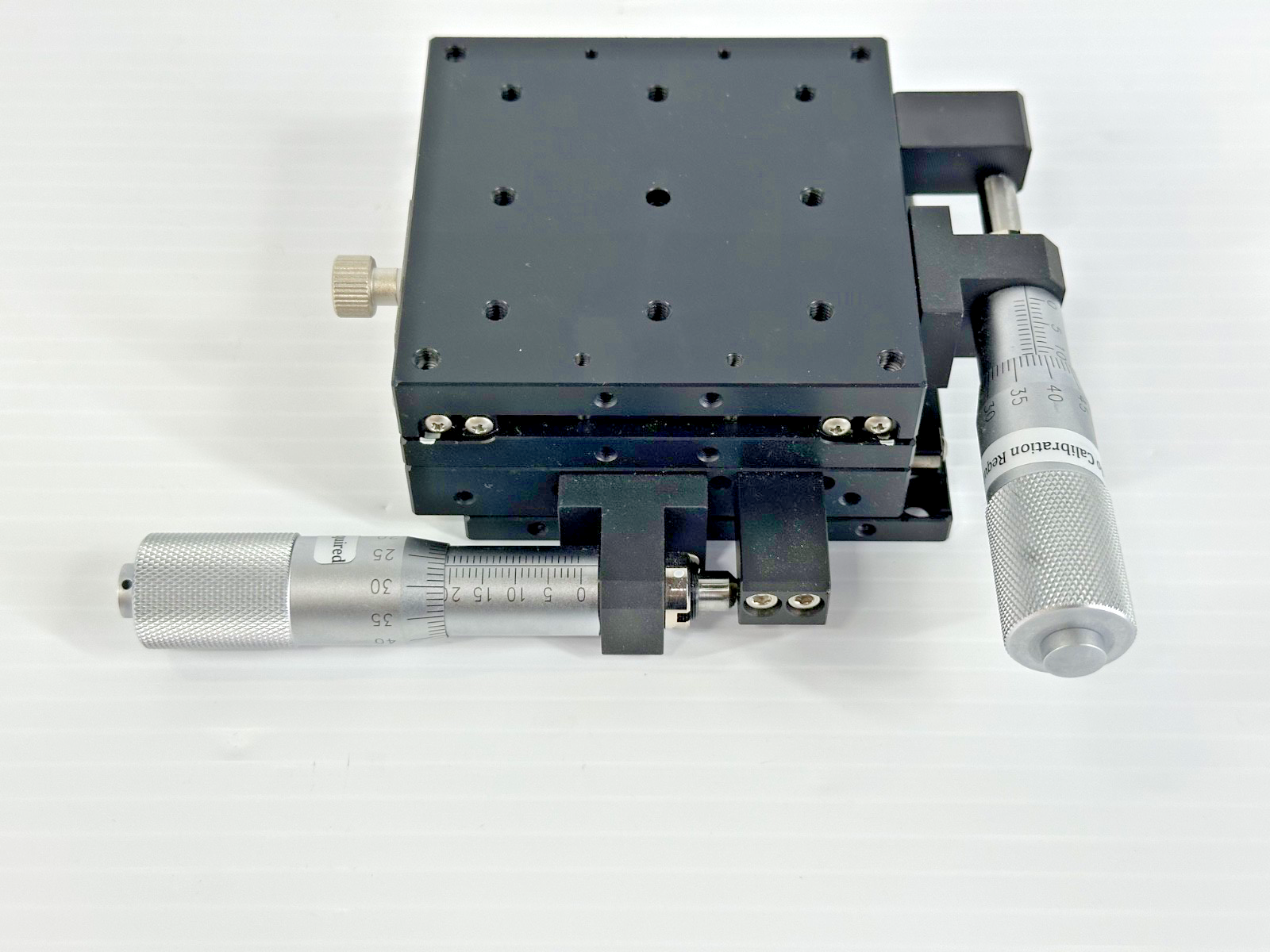 Precision 2 Axis XY Manual Translation Stage with Dual Micrometers 100mm1