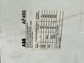 ABB 3 Pole Contactor AF460 30 1000V 650A 500HP, 100 250 Volt AC/DC Coil6