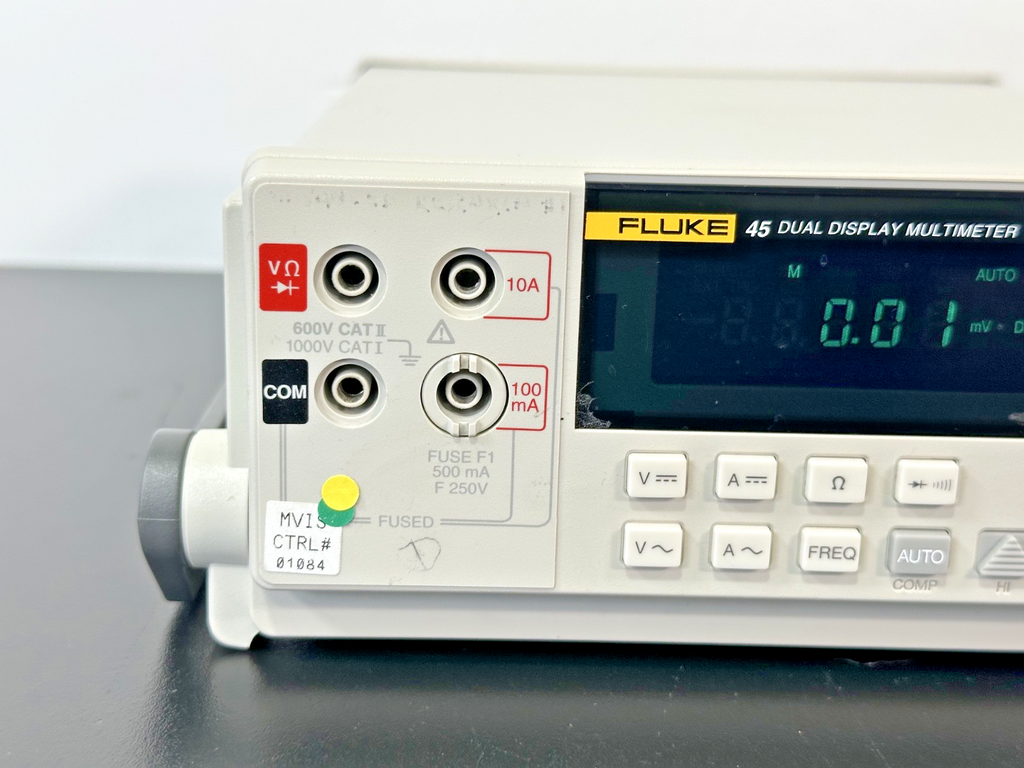 Fluke 45 Dual Display Bench Digital Multimeter IEEE 488 RS 232 Powers On2