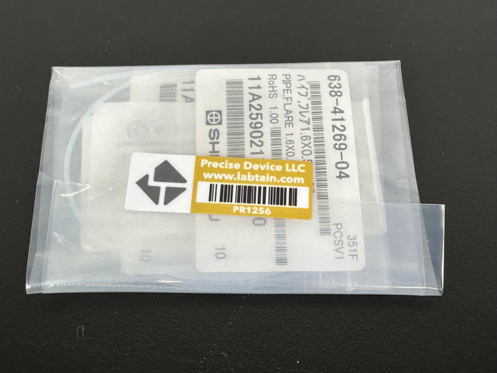 Lot of 2 Shimadzu 638 41269 04 Pipe Flare Tubing 1.6x0.5x400 HPLC LC New1