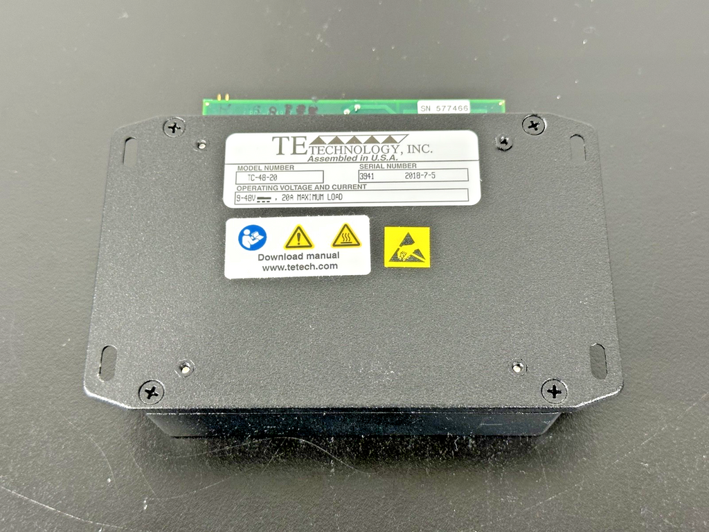 TE Technology TC 48 20 Thermoelectric Temperature Controller 9 48VDC 20A2