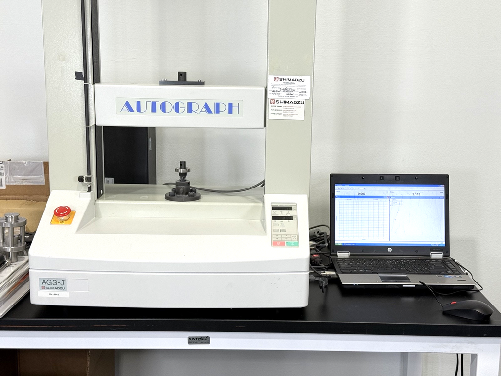 SHIMADZU AGS J 10kN Universal Testing Machine Tensiometer W/ Software & Accessor4