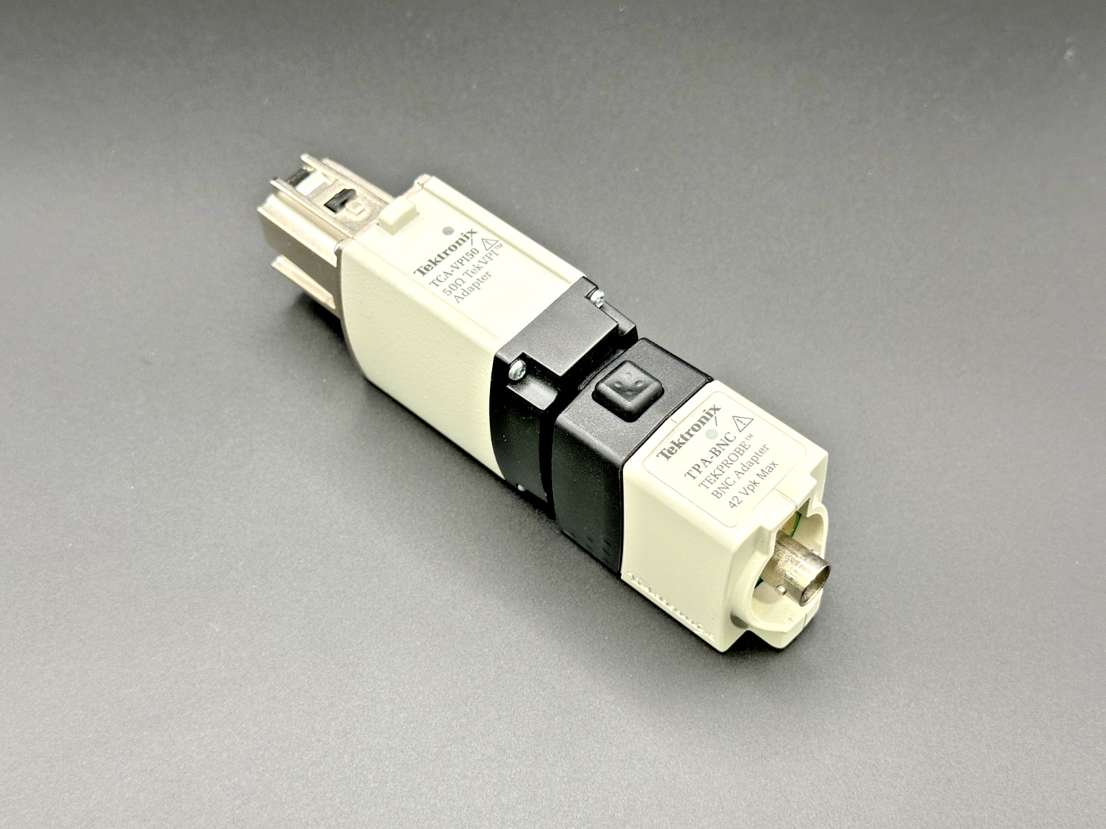 Tektronix TCA VP150 50 Ohm TekVPI Adapter w/ TPA BNC BNC Adapter0