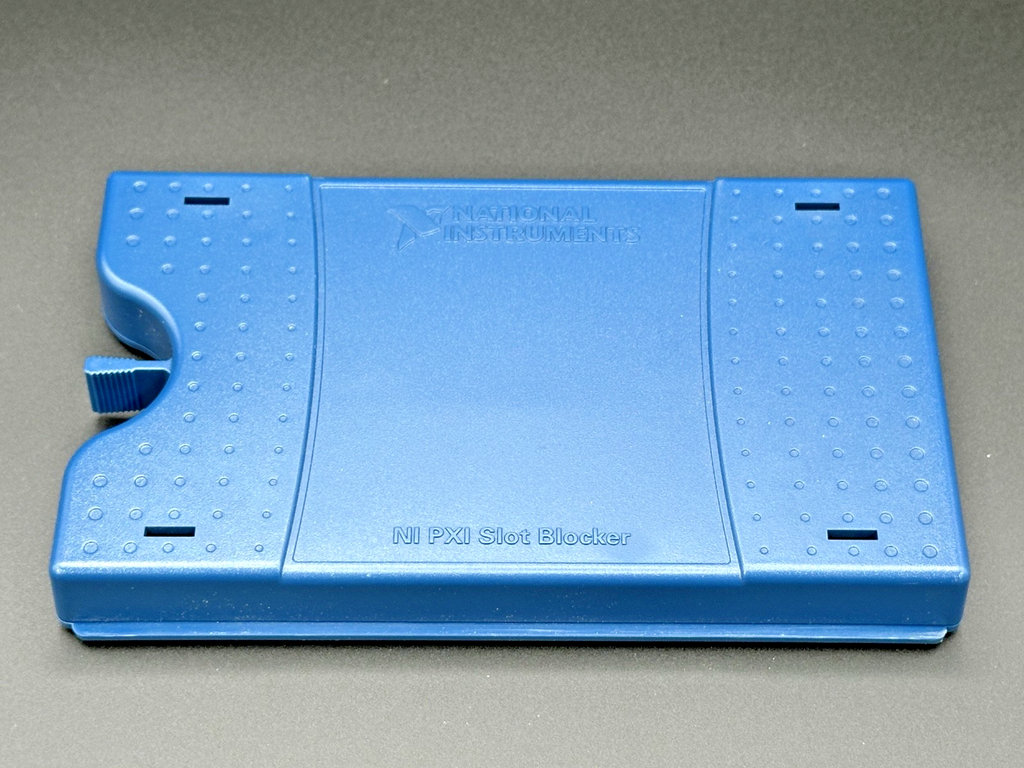 National Instruments NI PXI Slot Blocker Blue Chassis Airflow Cover0