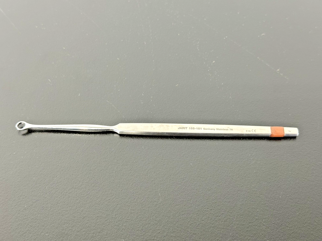Jarit 185 181 Fox Dermal Curette 4mm 5 5/8" German Stainless Steel0