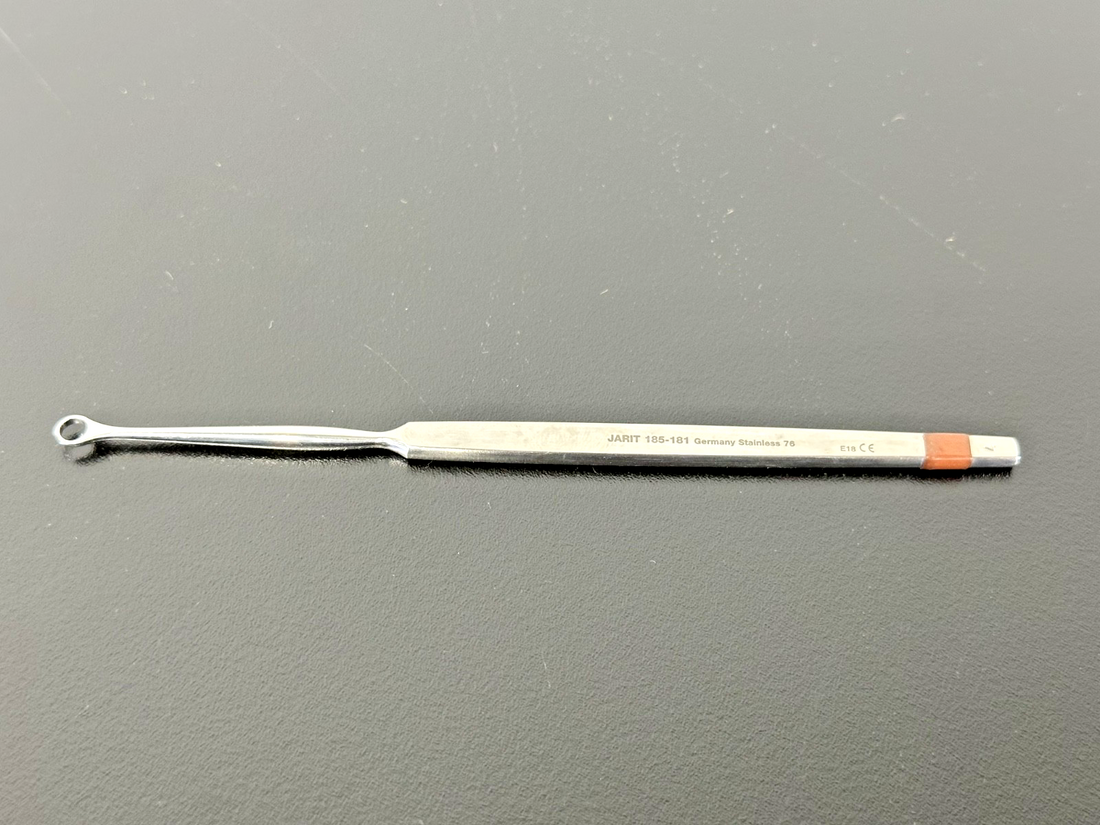 Jarit 185 181 Fox Dermal Curette 4mm 5 5/8" German Stainless Steel0