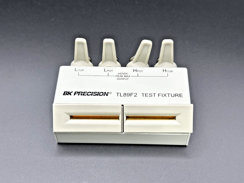 B&K Precision TL89F2 4 Terminal Low Profile LCR Meter Test Fixture0