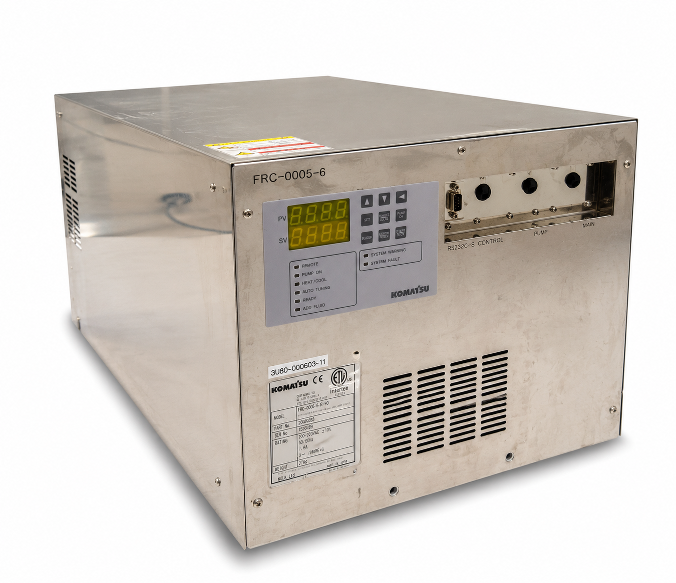 Komatsu KELK FRC 0005 6 R 90 Edge Chiller Controller 20000583 0