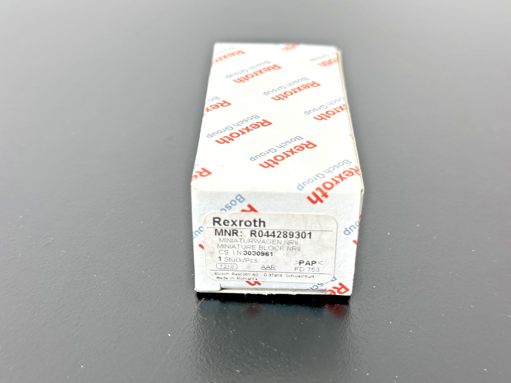 Bosch Rexroth R044289301 Miniature Linear Guide Runner Block New Open Box2