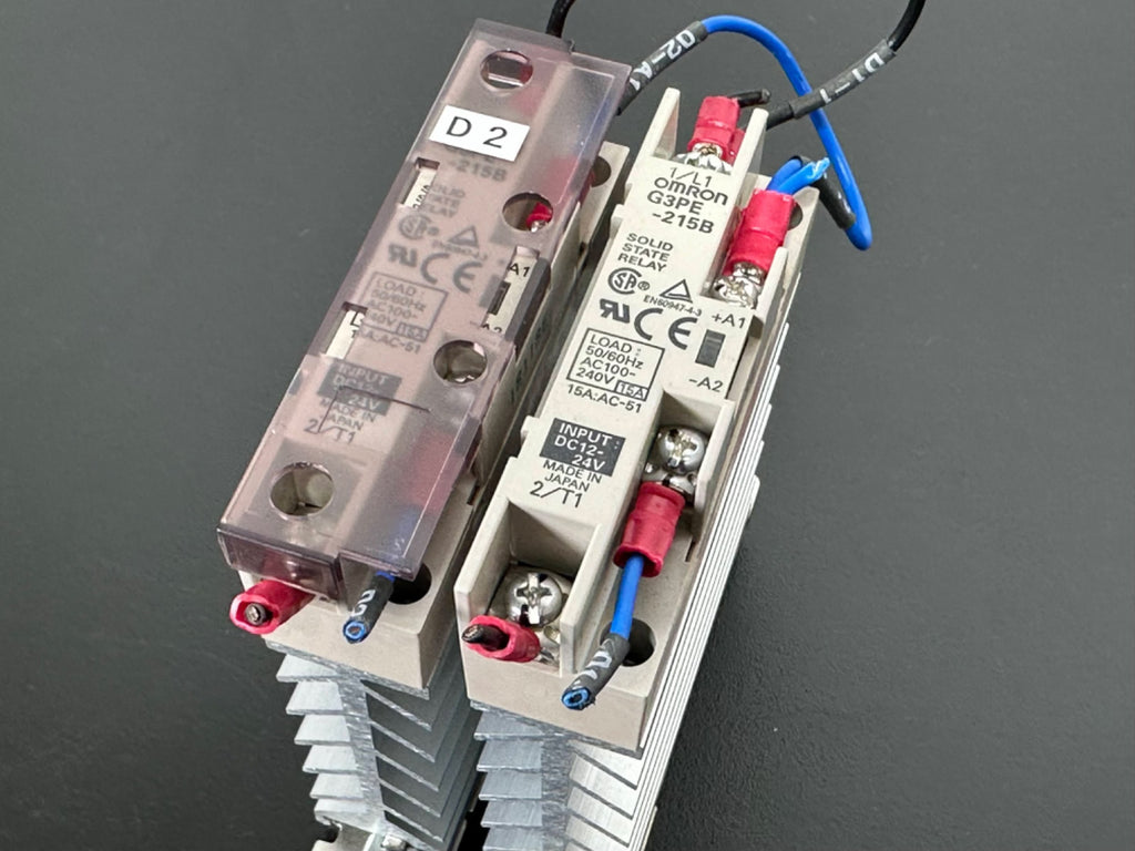 Omron G3PE 215B Solid State Relay 24VDC Input 240VAC 15A w/ Heatsink Lot of 21