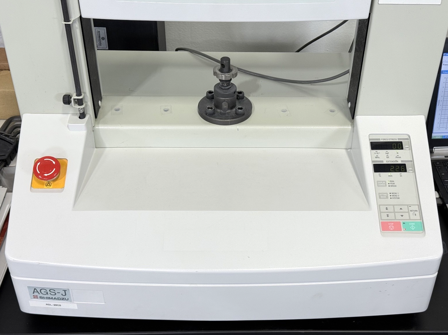SHIMADZU AGS J 10kN Universal Testing Machine Tensiometer W/ Software & Accessor6