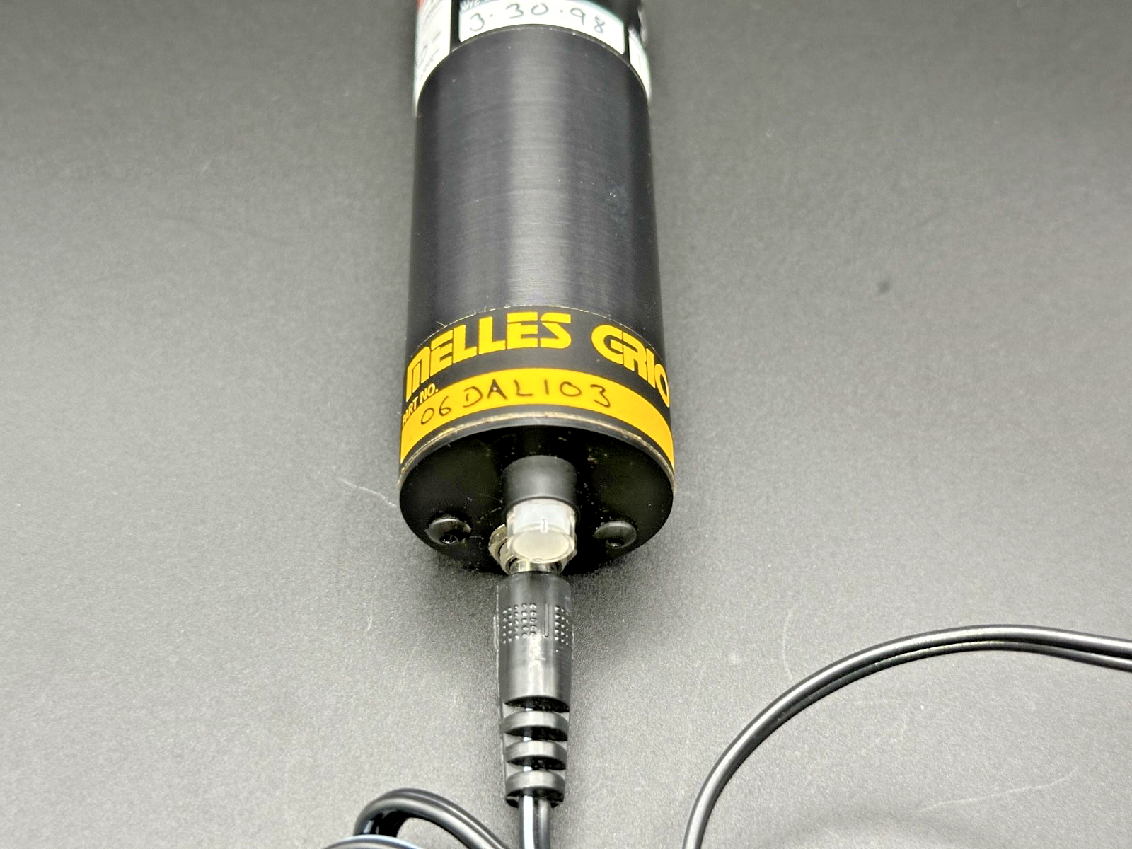 Melles Griot 06DAL103 650nm 4mW Diode Laser Assembly w/ AC Adapter3