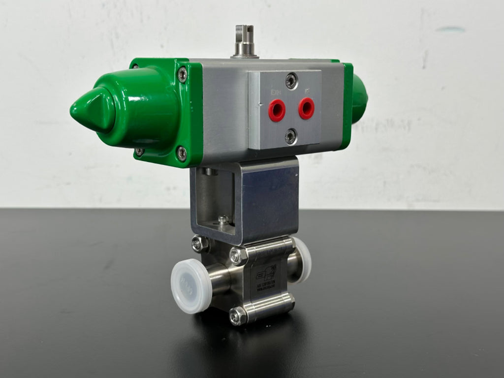 Actuatech GS 15 F04 Pneumatic Actuator w/ A&N Ball Valve B4075 0F16 AS Stainless3