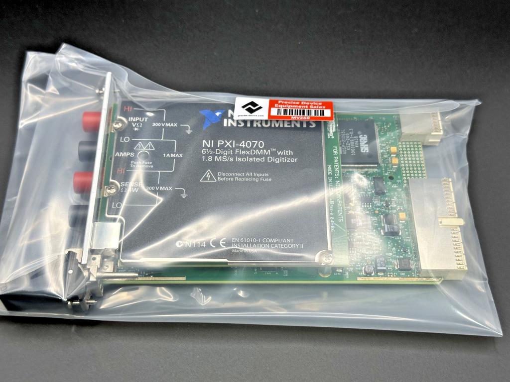 National Instruments NI PXI 4070 6.5 Digit FlexDMM 1.8 MS/s Digitizer Module6