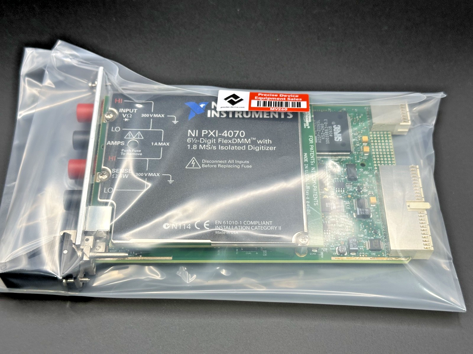 National Instruments NI PXI 4070 6.5 Digit FlexDMM 1.8 MS/s Digitizer Module6