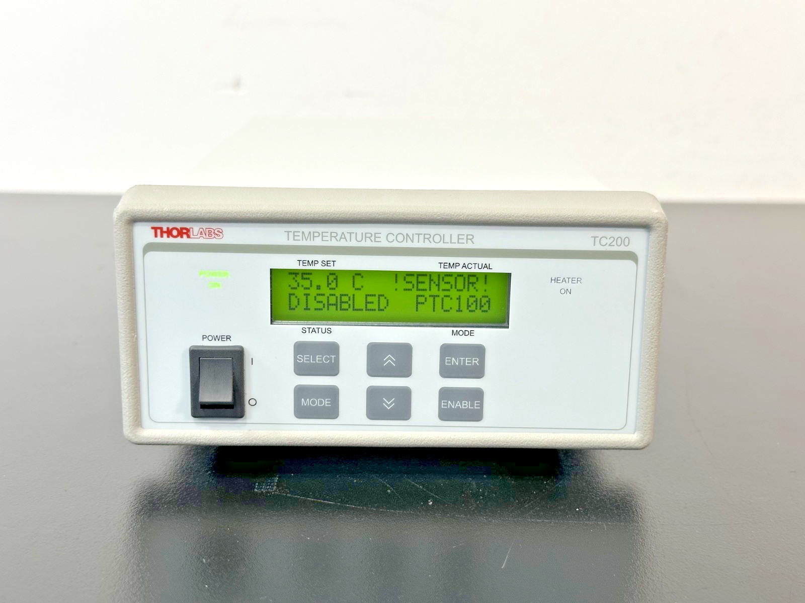 Thorlabs TC200 Temperature Controller w/ User Guide Software Disc Working1