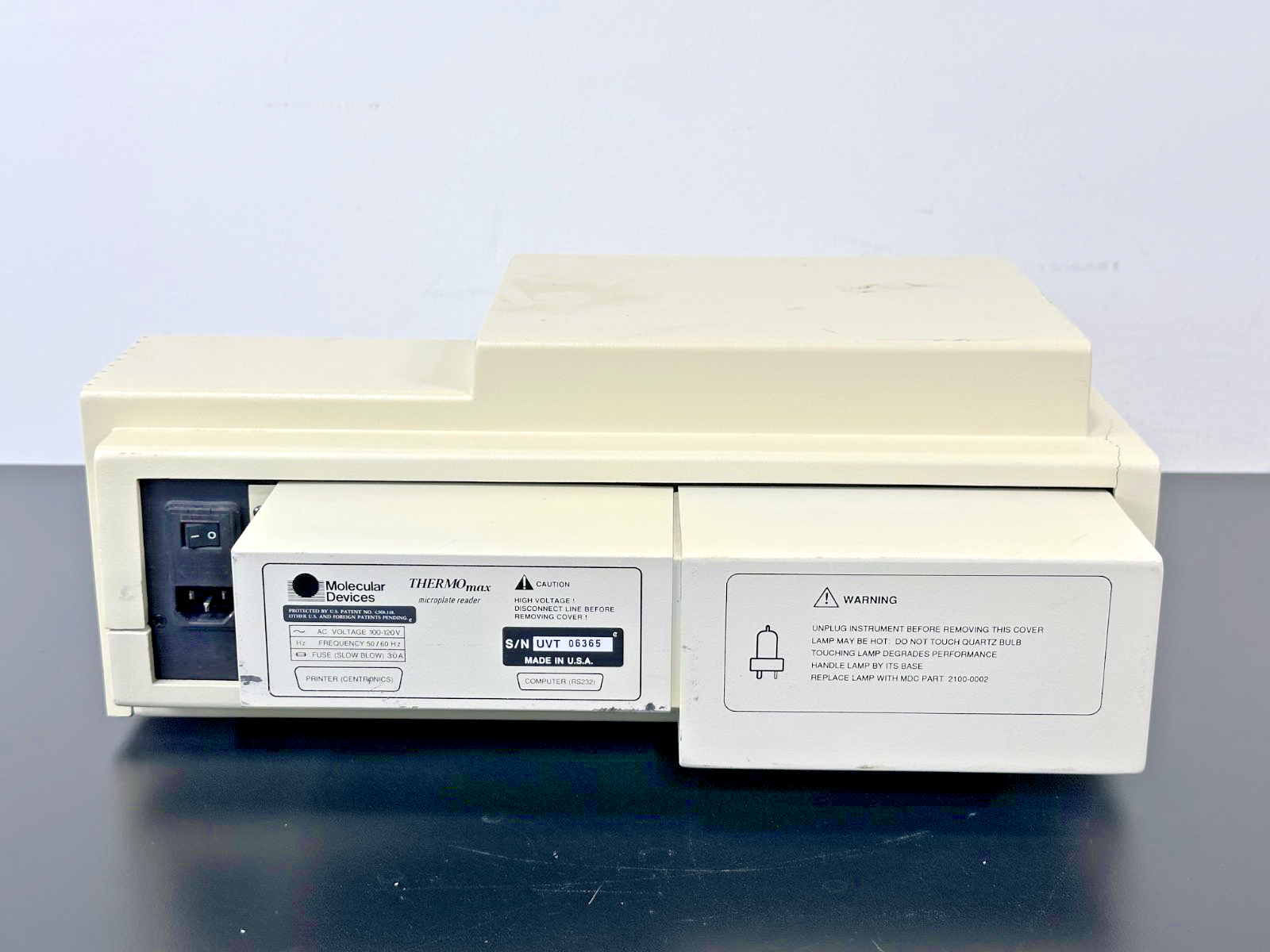 Molecular Devices THERMOmax Microplate Reader UVT 06365 Used Powers On2