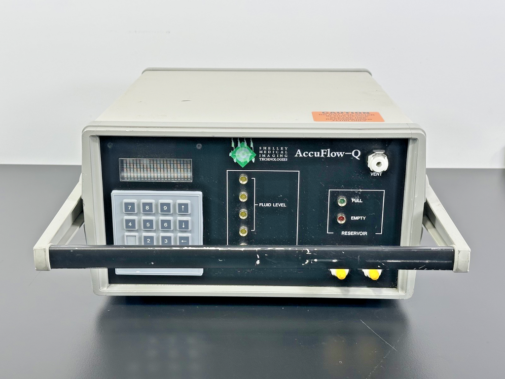 SIDAC AccuFlow Q Fluid Calibration System Shelley Medical Imaging Powers On0