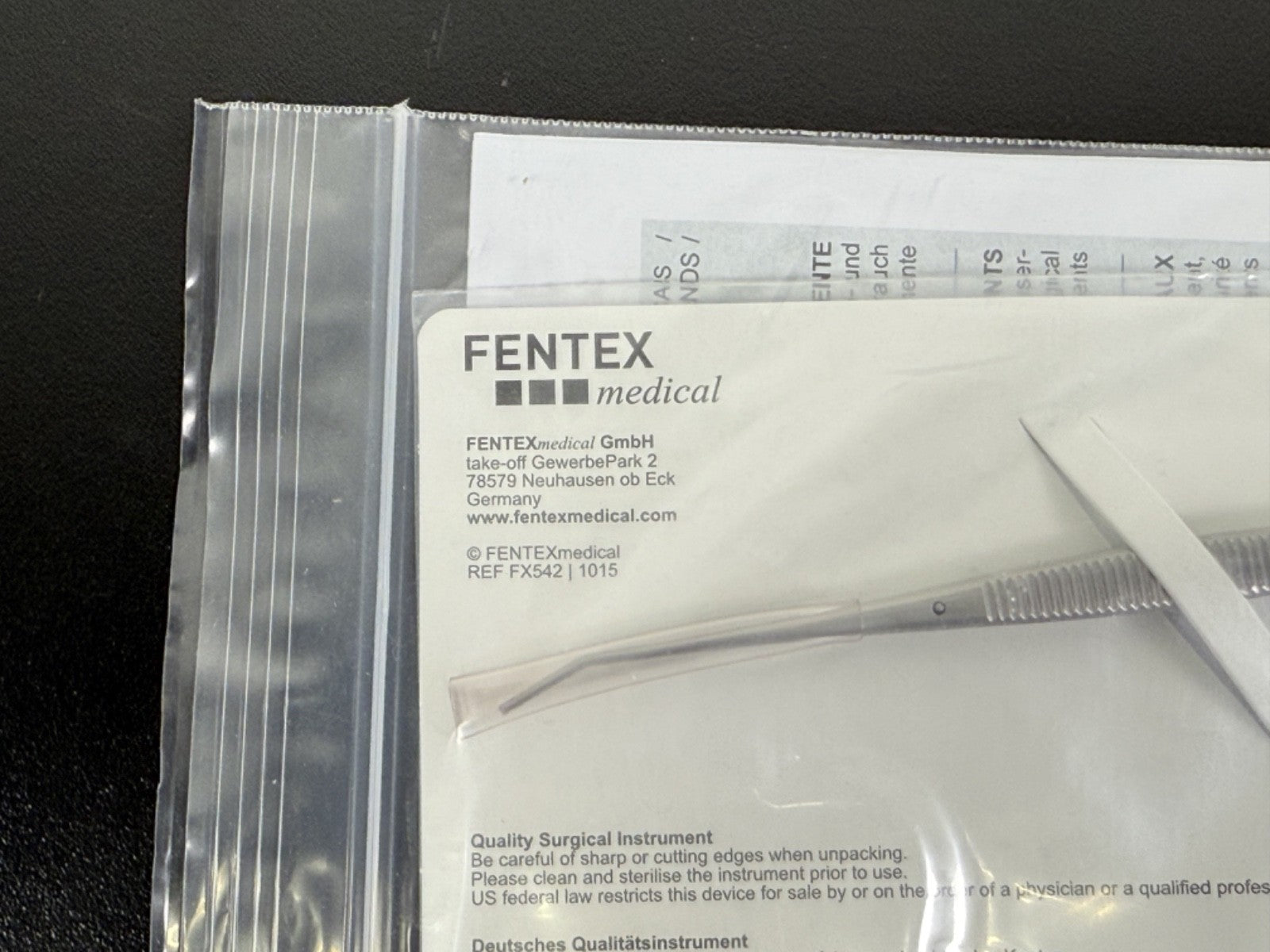 FENTEX Medical FX542 Surgical Forceps Instrument – Germany, New1