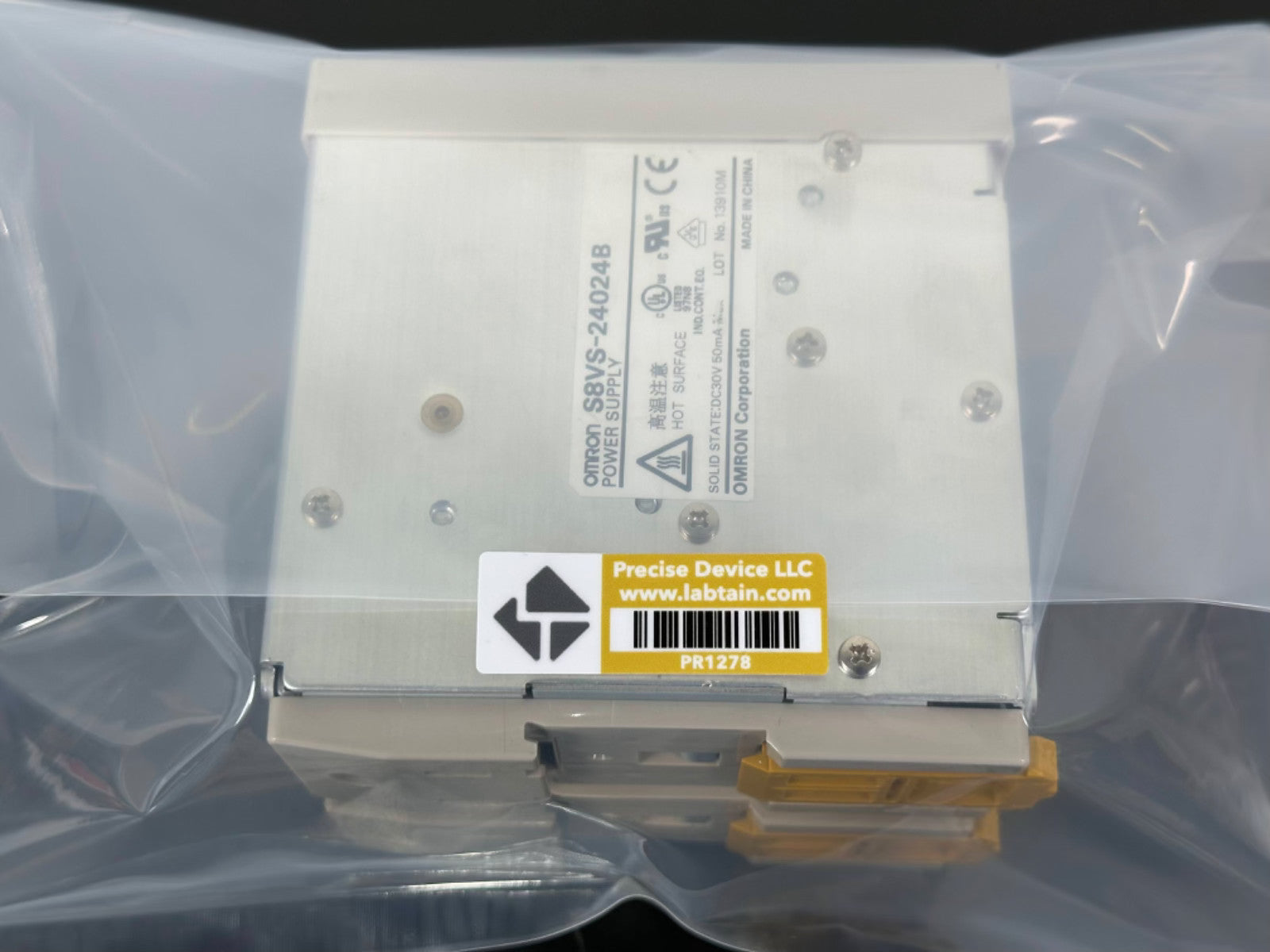 Omron S8VS 24024B DIN Rail Switching Power Supply 24V DC 10A Used5