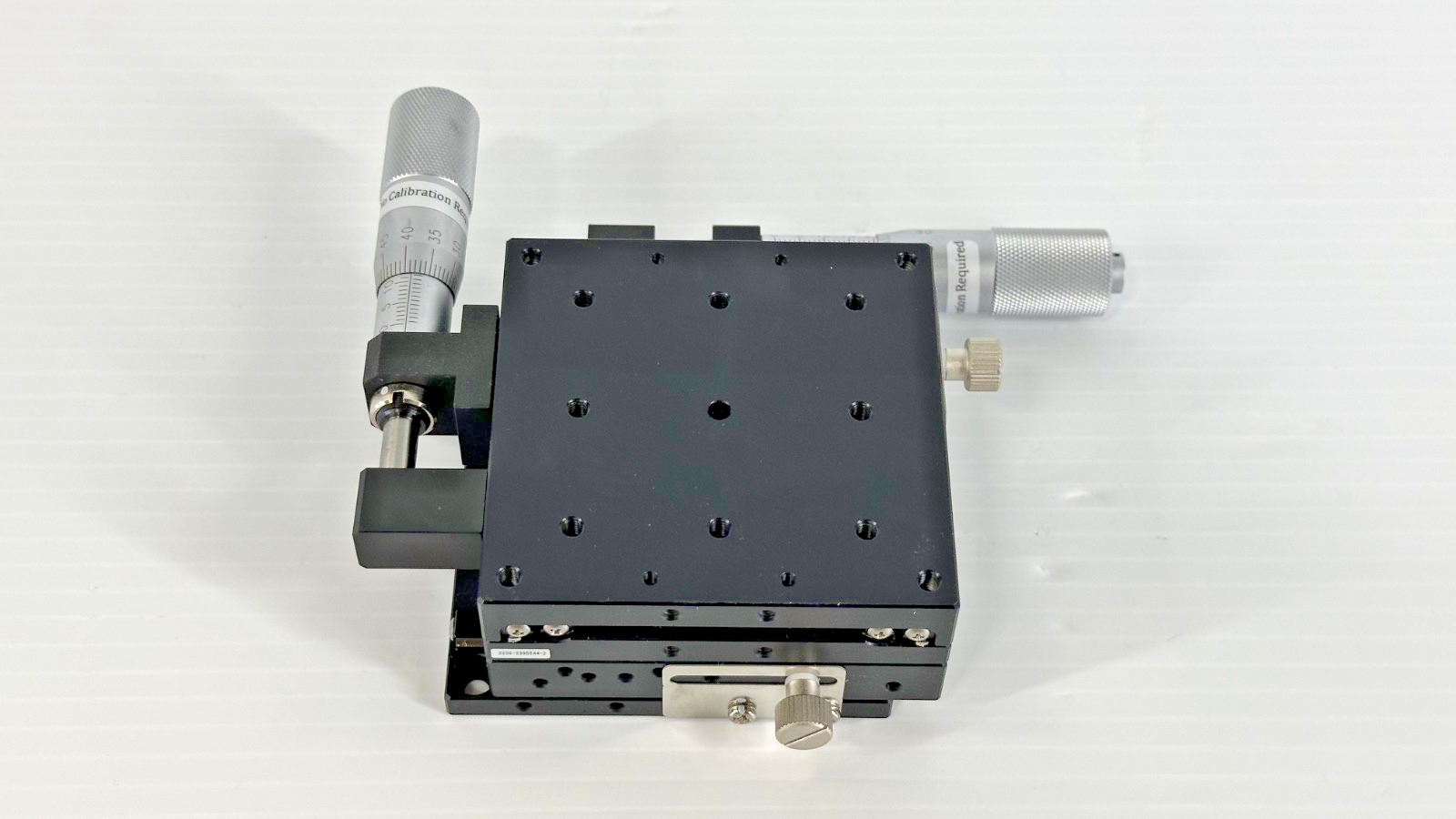 Precision 2 Axis XY Manual Translation Stage with Dual Micrometers 100mm0