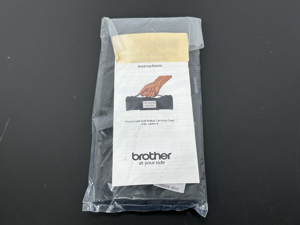 Brother PocketJet LBX019 Soft Rollup Carrying Case Portable Printer Bag New0