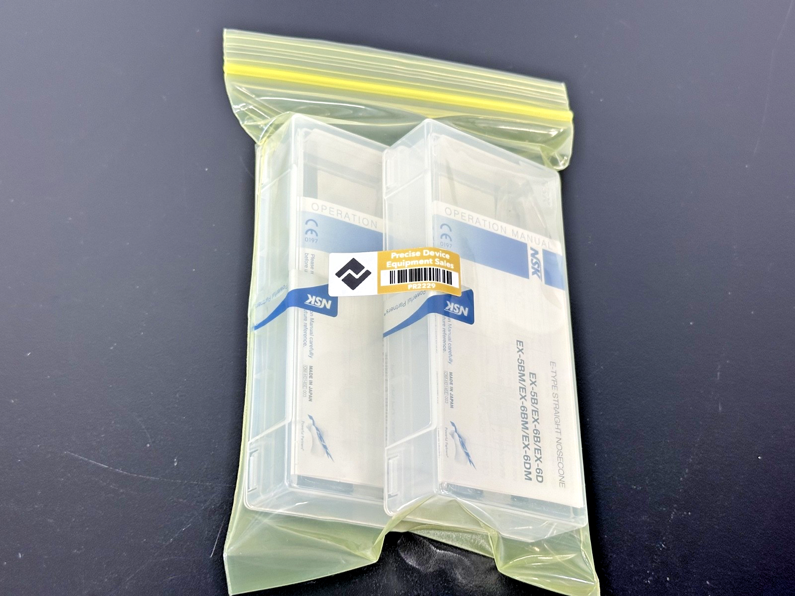 NSK EX 5B EX Straight HP Handpiece Lot of 2 New Sealed2