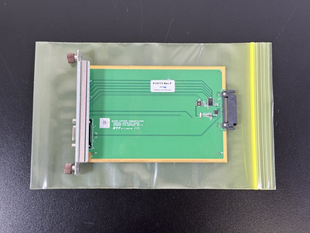 Stryker Communications Control Interface Board MSP10021 Rev B PR10773 – Medical0