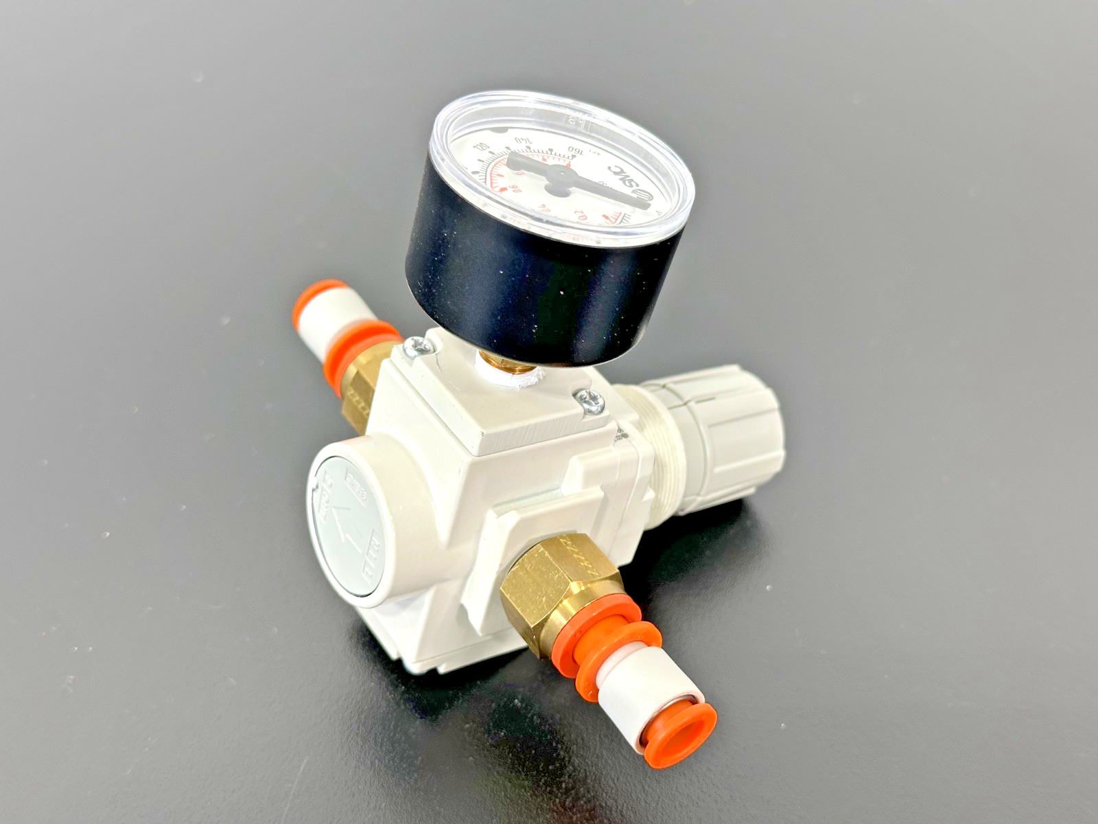SMC 10 AR20 N02BG Z B Pneumatic Air Regulator w/ Pressure Gauge Used Untested3