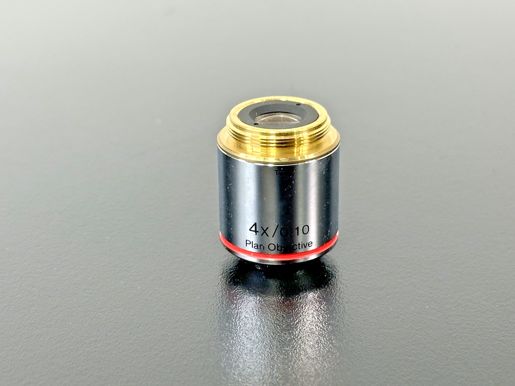 Olympus 4X 0.10 Plan Objective Microscope Lens Infinity1