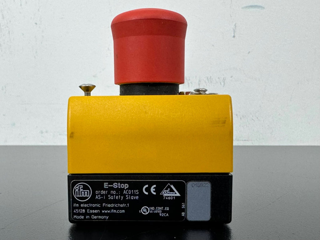IFM Electronic AC011S E Stop AS i Safety Slave Emergency Stop Switch3