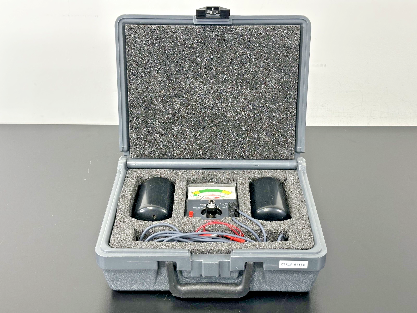 3M 701 Megohmmeter Static Control Surface Resistance ESD Test Kit w/ Weights0