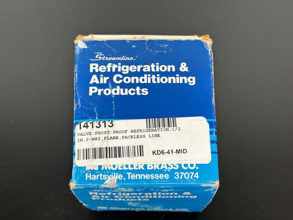 Mueller Linemaster A 14836 Packless Line Valve 1/2” Flare x Flare Refrigeration4