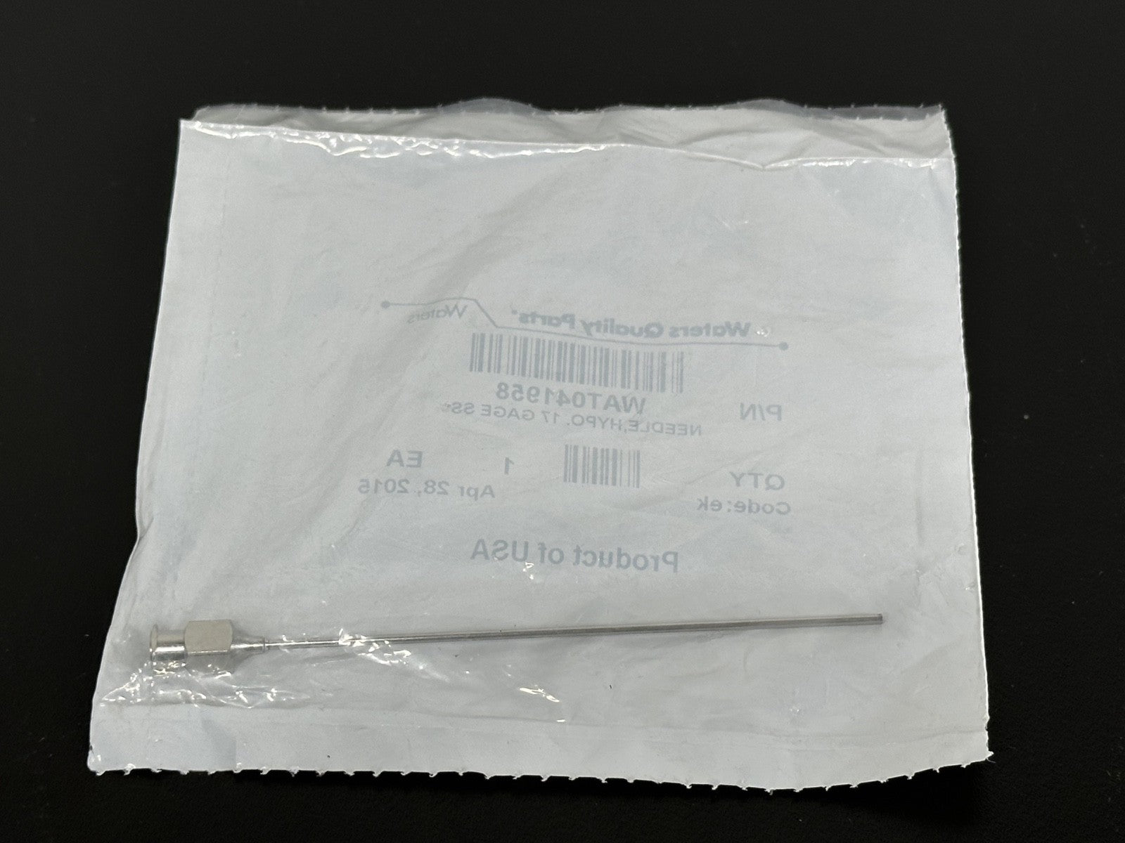Waters WAT041958 17 Gauge Stainless Steel Hypodermic Needle OEM Part1