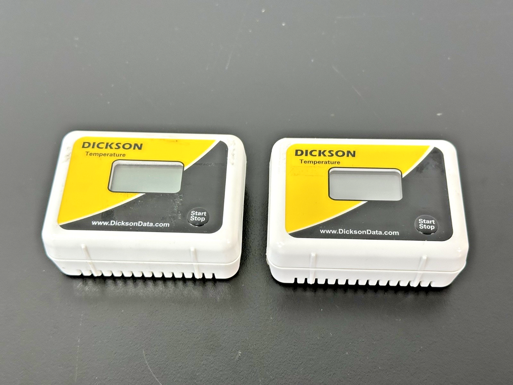 Lot of 2 Dickson SP425 Temperature Data Loggers Digital Display0