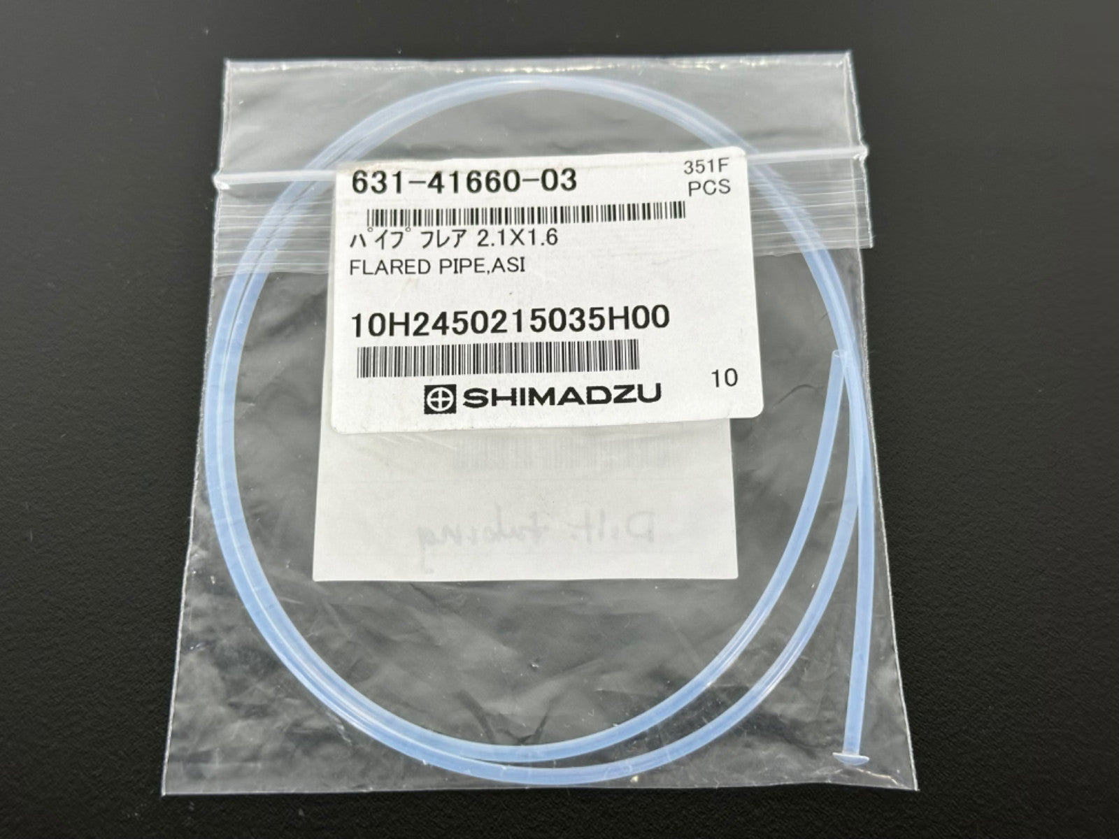 Shimadzu 631 41660 03 Flared Pipe 2.1x1.6 Tubing NEW1