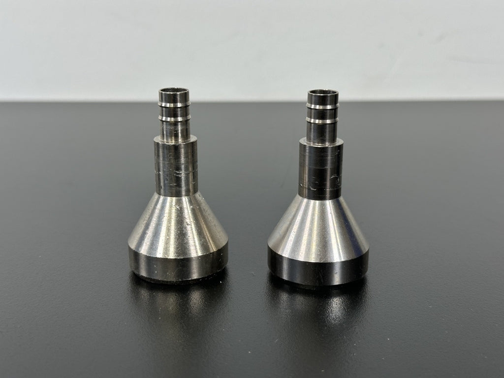 Stainless Steel Sampling Cones Nozzles Hose Barb Fittings Lot of 20