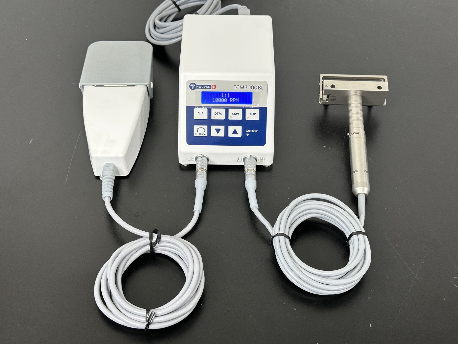 Nouvag TCM3000BL  Saw System w/ Motor, Foot Pedal & Handpiece0