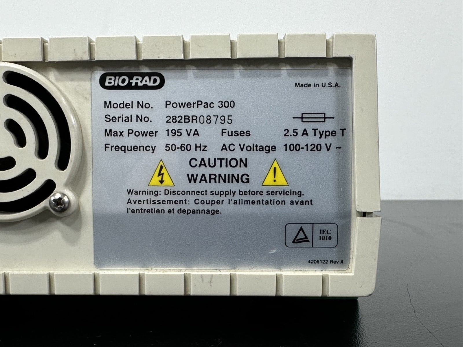 Bio Rad PowerPac 300 Electrophoresis Power Supply Lab Unit For Parts4
